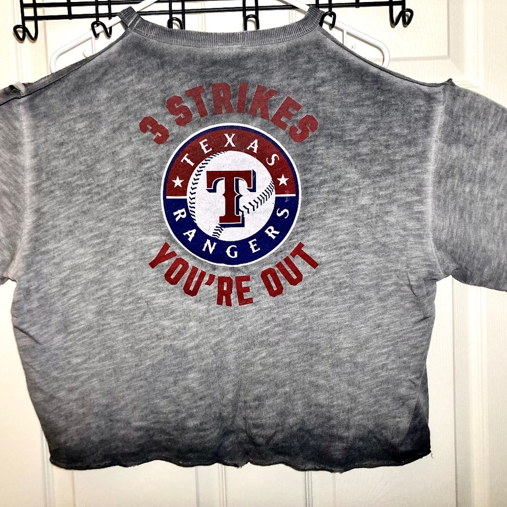 Texas Rangers Love Pink Crew neck sweater New